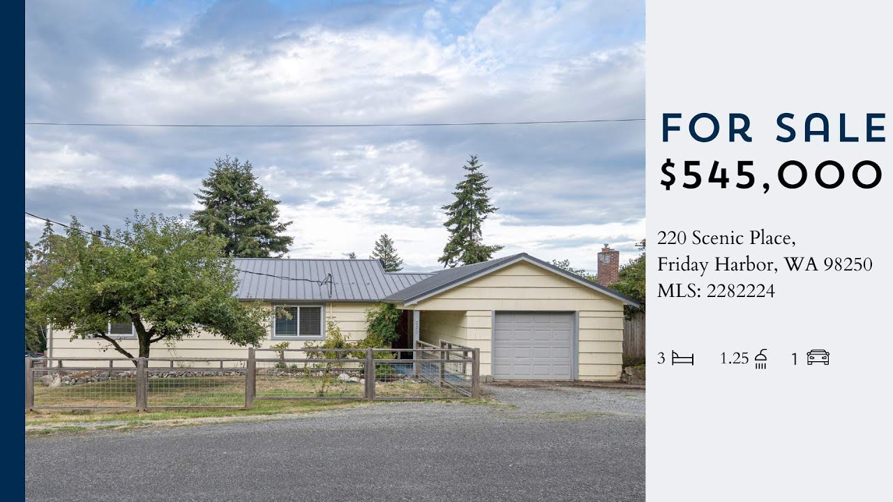 220 Scenic Place, Friday Harbor, WA - Virtual Tour Video