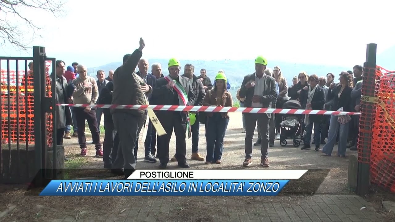 ✅ POSTIGLIONE, AVVIATI I LAVORI DELL'ASILO NIDO IN LOCALITA' ZONZO |SUD TV 114|