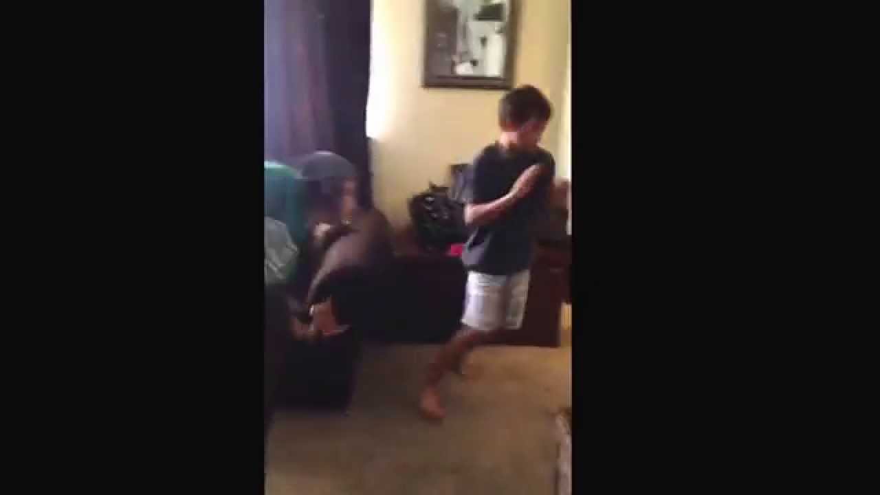 Kid throws tantrum