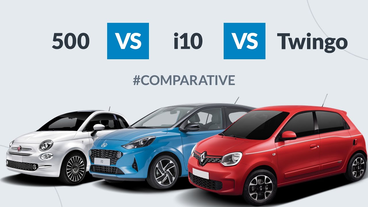 PICCOLE e COOL! | COMPARATIVA Fiat 500 vs Hyundai 10 vs Renault Twingo