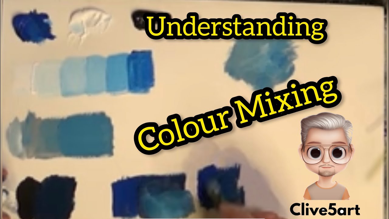 Acrylic painting Beginners colour mixing