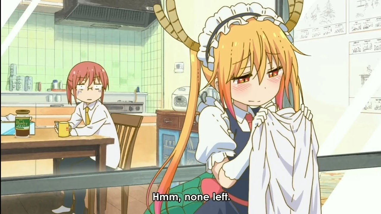 tohru's💘 love for Kobayashi 😂💓toru and Kobayashi moment