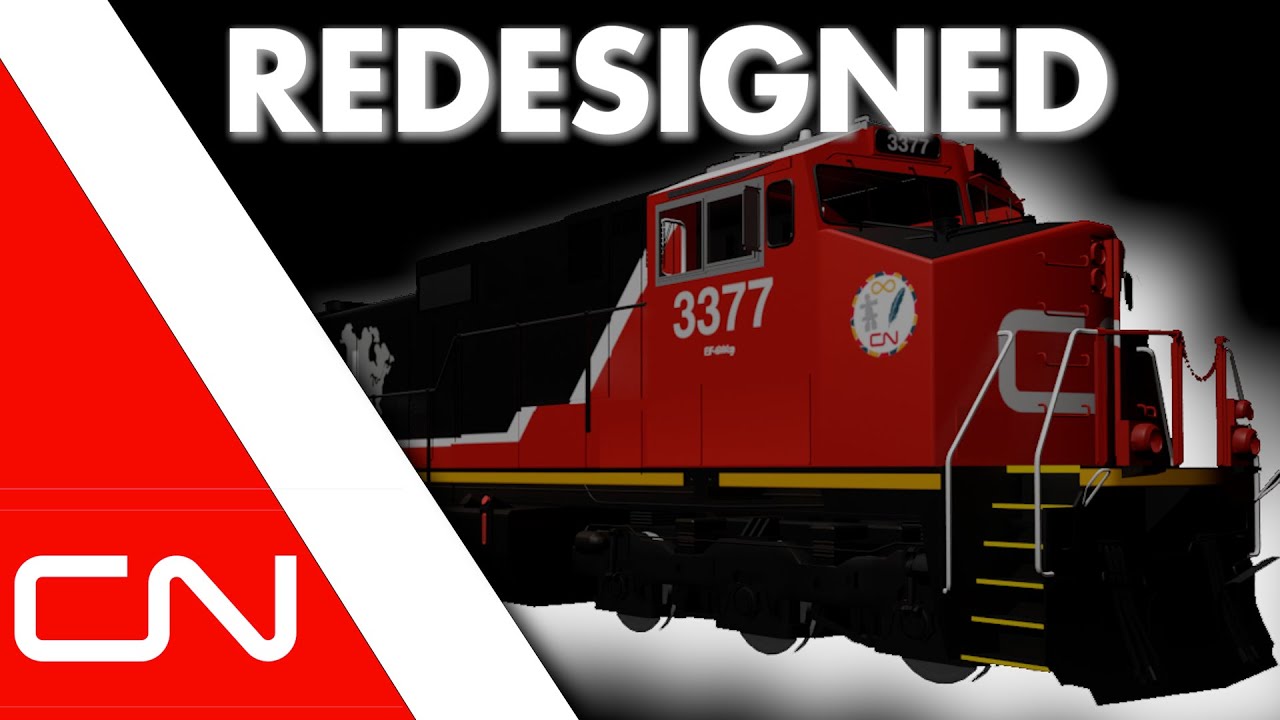 We Redesigned Canadian National's Paint Scheme