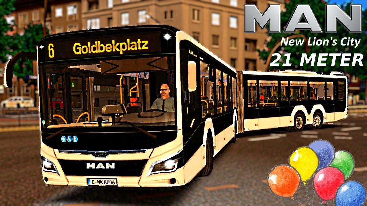 OMSI 2 [60 FPS] - MAN New Lion's CIty 21 METER in Hamburg - Let's Play Omsi 2 [#757]
