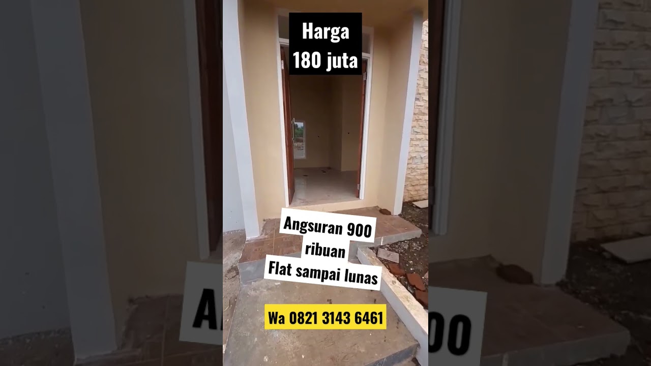 Rumah murah dibawah 200 juta di Malang | Angsurannya flat.