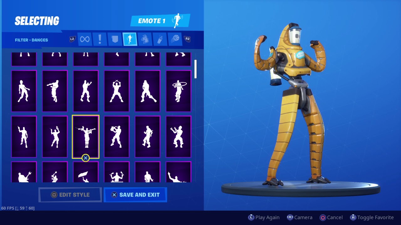 Fortnite New P-1000 Skin With Over 170 Emotes ( Peely Mech )