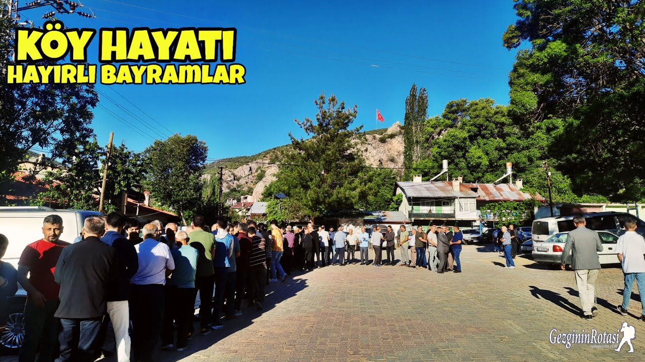 DEREKÖY'DE BAYRAMLAR ADETLERLE GÜZEL - KÖYDE BAYRAM GELENEKLERİ KÖY BAYRAMLAŞMASI - GEZGİNİN ROTASI