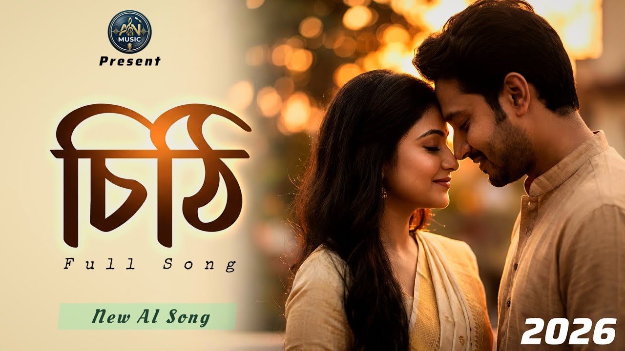 Chithi | Bengali Romantic Song | AN Music | 2026 | New Bengali song | official Music | AI Song 🥰🥰