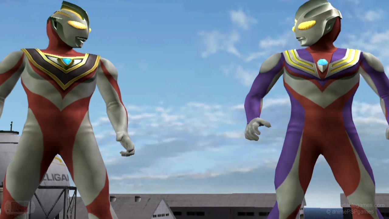 Ultraman Tiga & Ultraman Gaia v2 TAG Team Mode ★Play ウルトラマン FE3