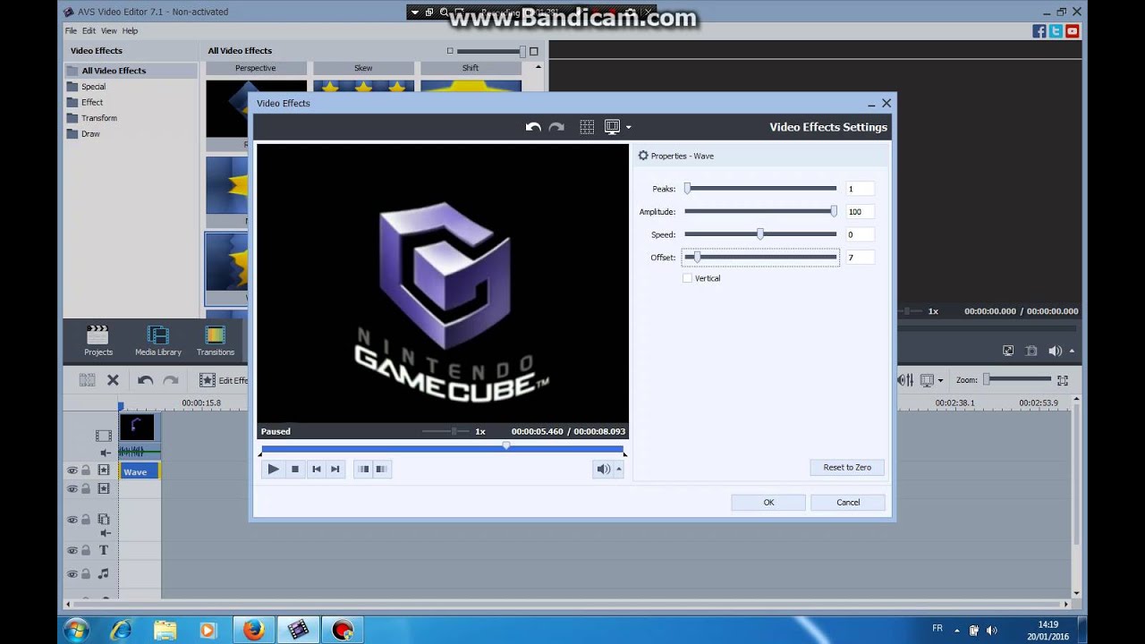 Make happy cube effect with Avs video editor