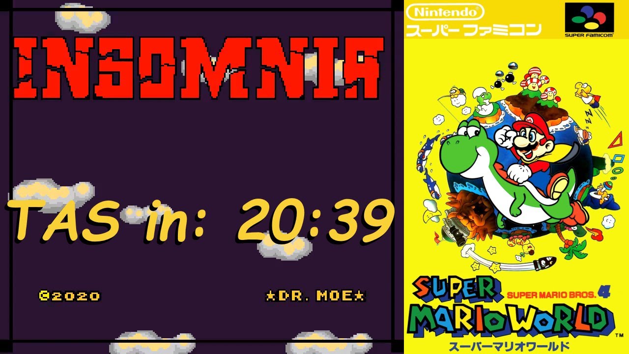 [TAS] Insomnia (SMW Hack) in 20:39