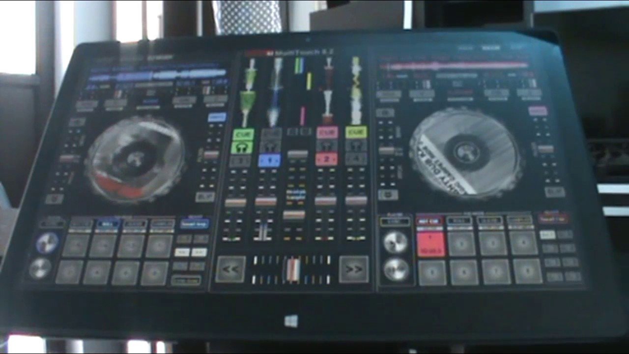 Virtual DJ 8 - interface - VDJ Multi touch 8.2