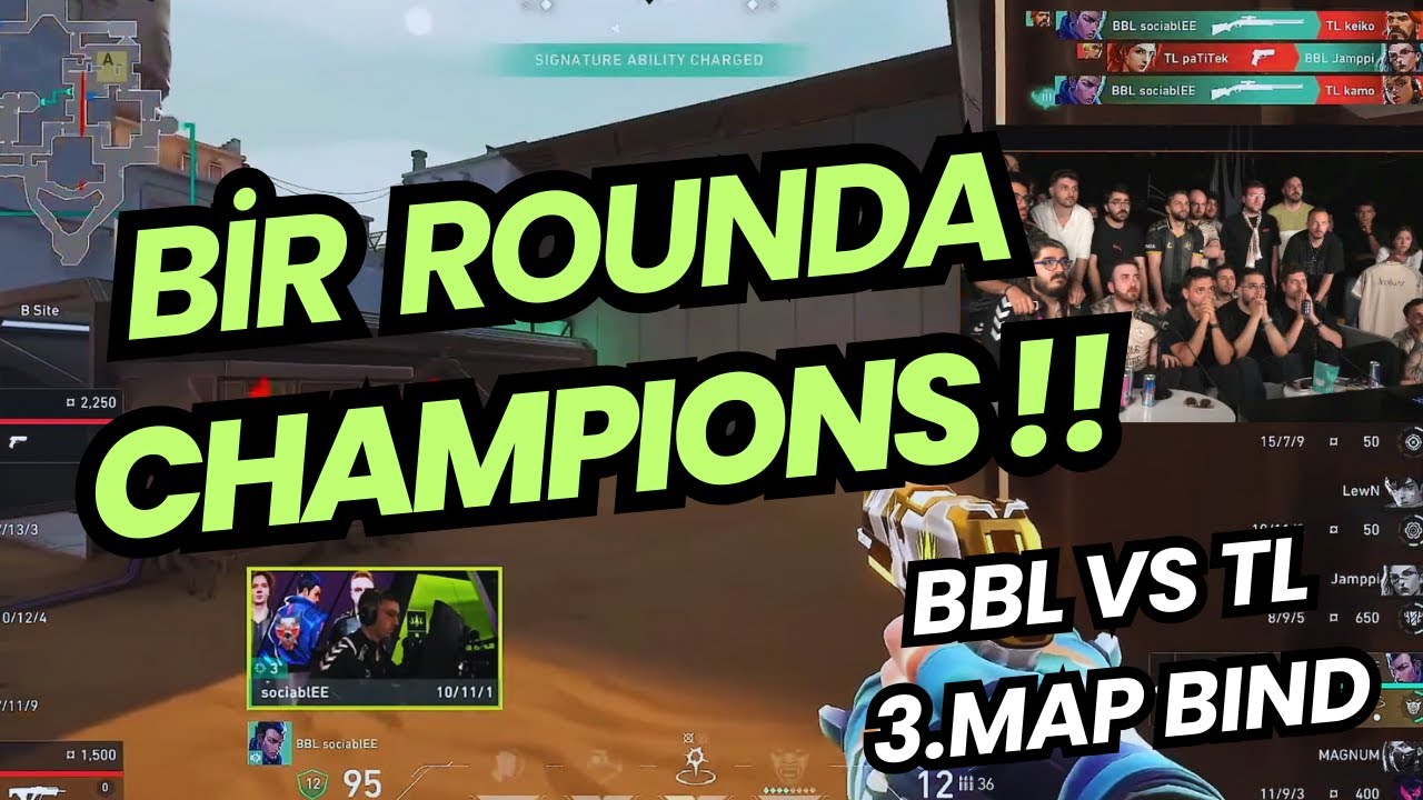 FERİT ERAY HYPE GÖZÜNDEN BBL VS TL 3.MAP | DEV MAÇTA KADER HARİTASI VALORANT EMEA 2025