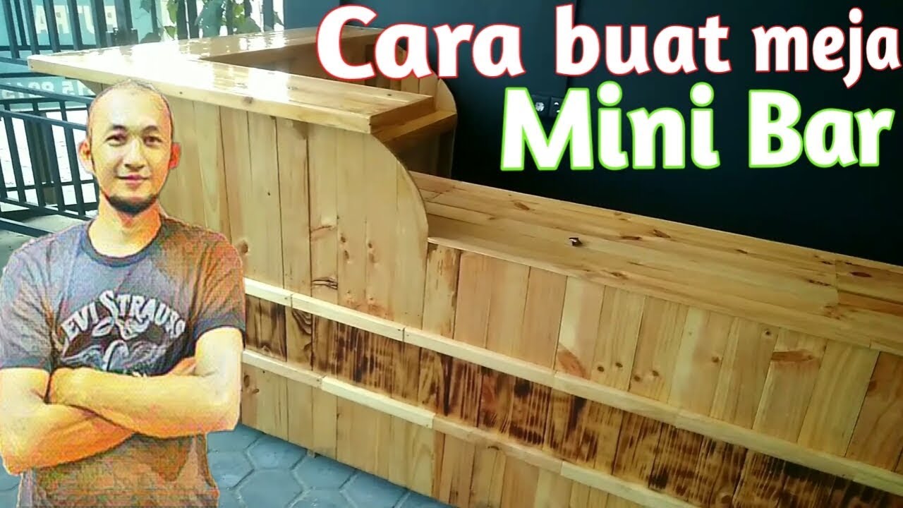 Cara membuat meja mini bar / How to make a mini bar table