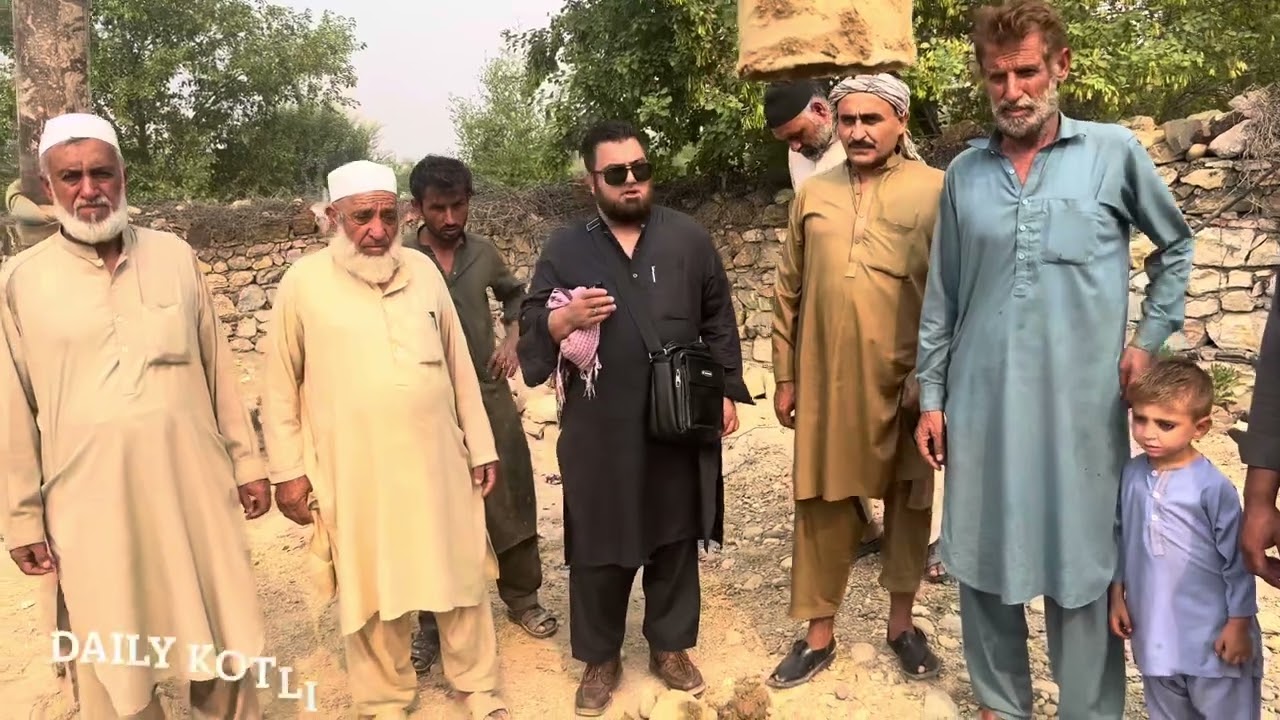 Inauguration program of a water well in village Spain Kanda