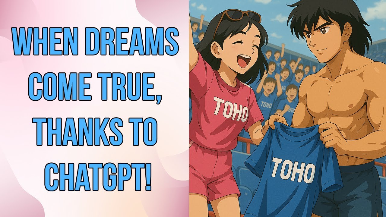 AI Turned My Teenage Fantasy Into Reality | Kojiro Hyuga & A Studio Ghibli-Inspired Love Story