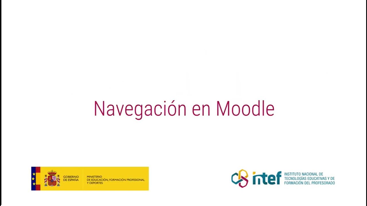 Navegación por Moodle