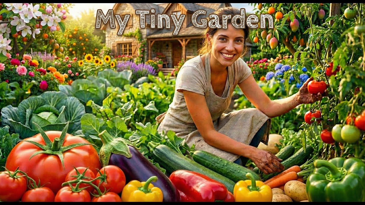 My Dream tiny Garden in 2026🌿 Peaceful Life of Gardening ! vegetable benefits for health