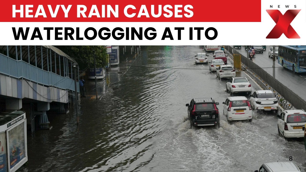 Delhi Rain: Heavy Traffic And Waterlogging Hit ITO Chowk | NewsX
