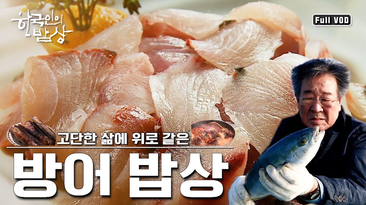 [한국인의 밥상 ★풀버전] 부드러운 속살의 쫄깃한 맛! 방어회 방어매운탕 방어구이까지- 고단한 삶에 위로를 주는 방어 밥상 | “동해 겨울 방어” (KBS 151231 방송)