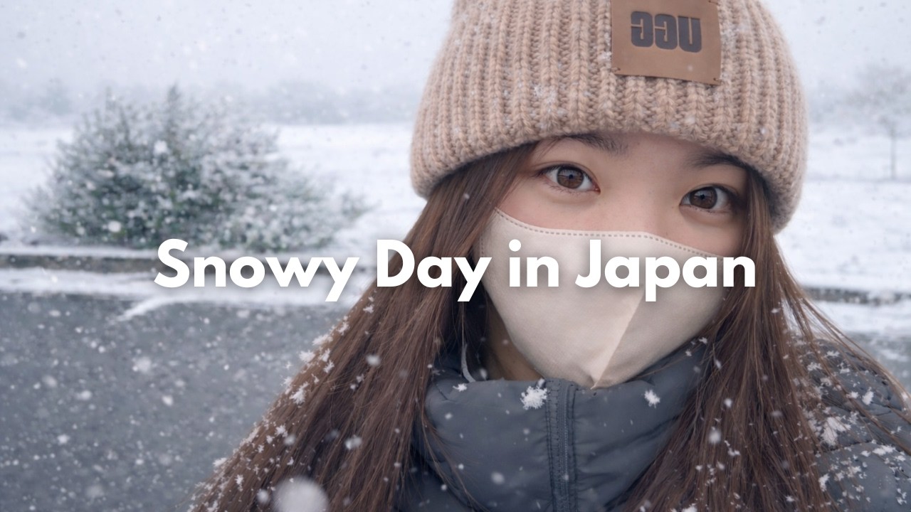 Snowy Morning in Japan 🇯🇵 | Voting Day, Fresh Bread & Cozy Home Time | Vlog
