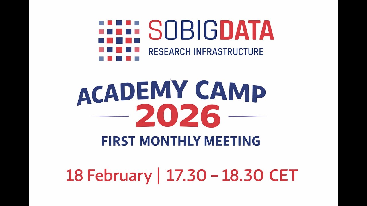 SoBigData Academy - First Monthly Meeting