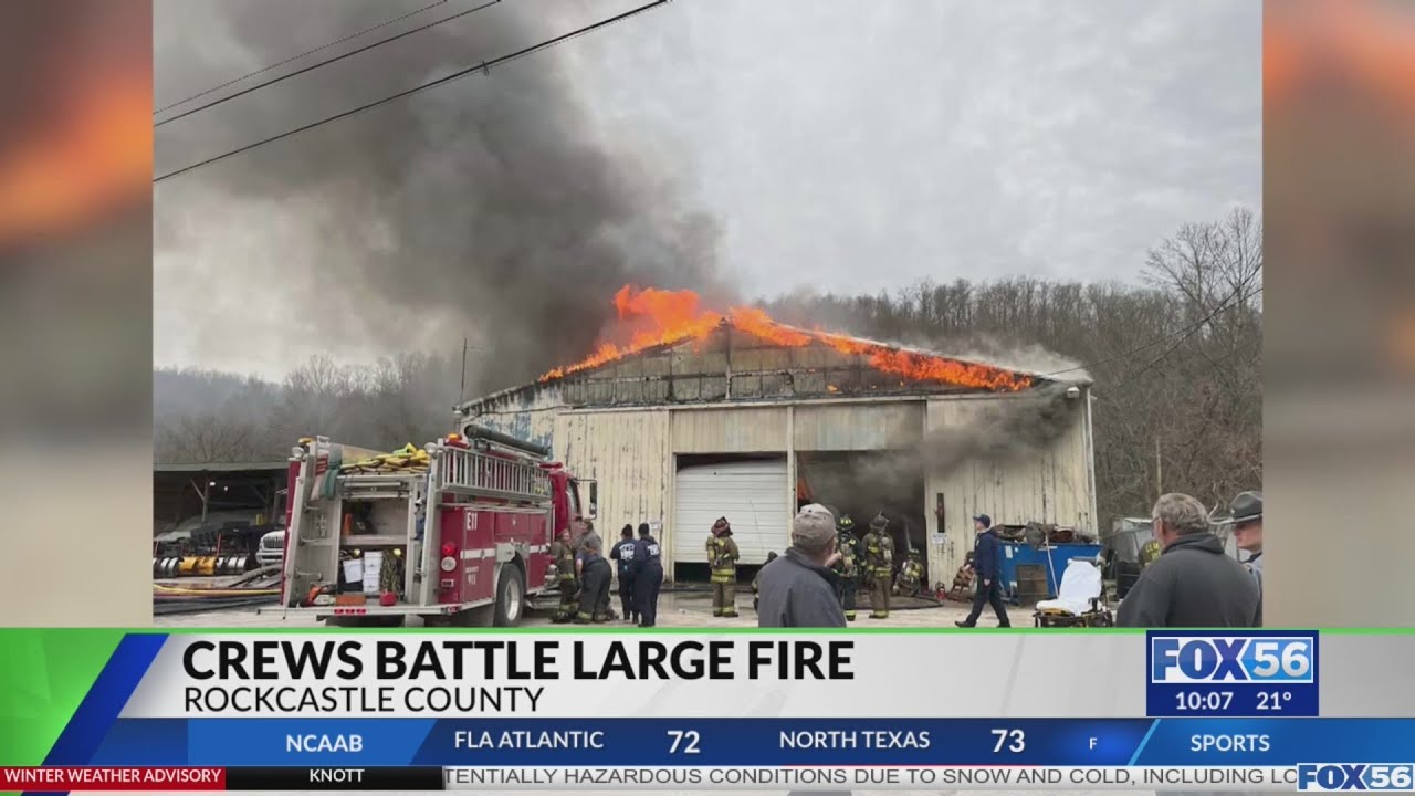 Mount Vernon crews on scene for 7 hours battling massive garage fire