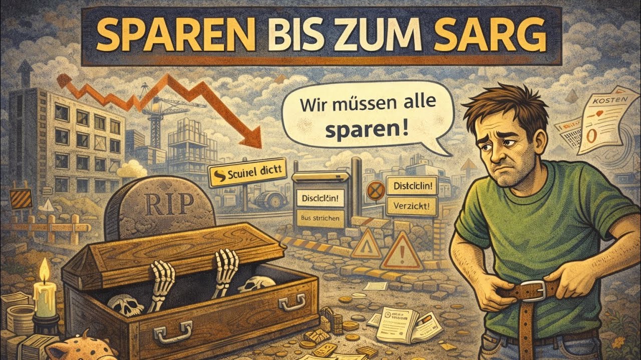 Sparen bis zum Sarg 💀📉 | Gürtel enger, Zukunft leer (Satire Song) (Ai Sounds)