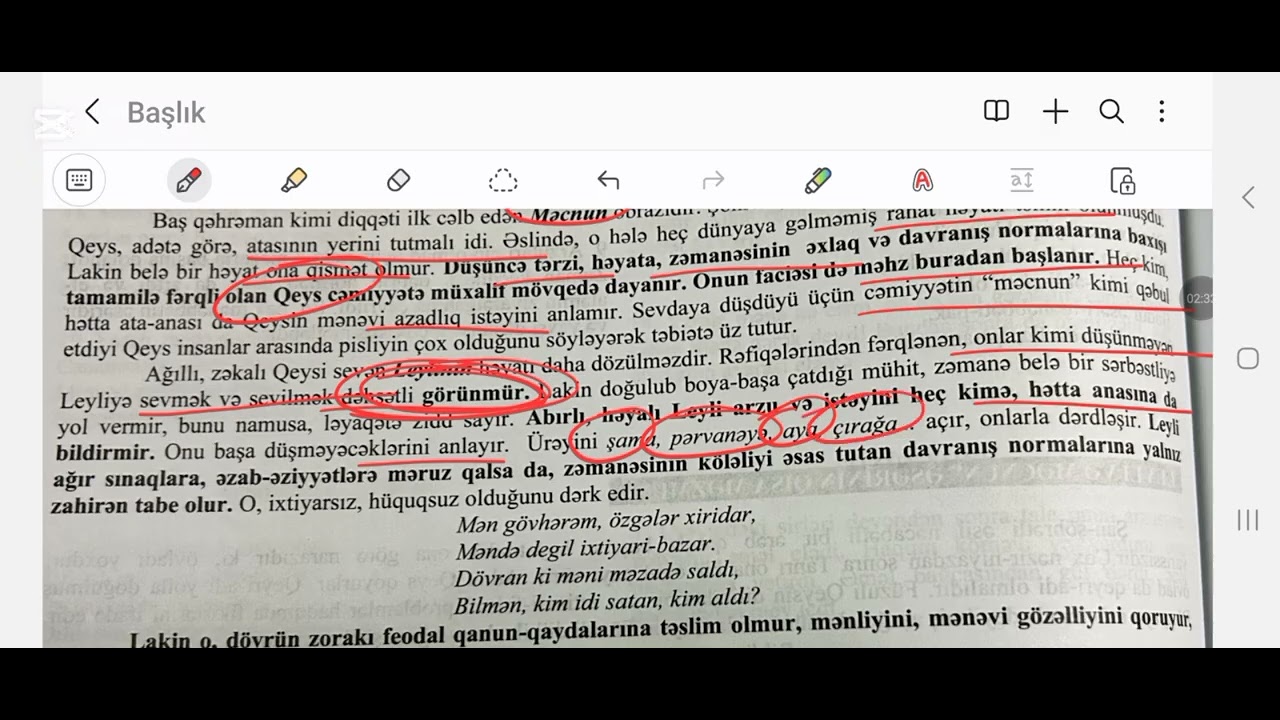Ədəbiyyat dərs 6. M.Füzuli 