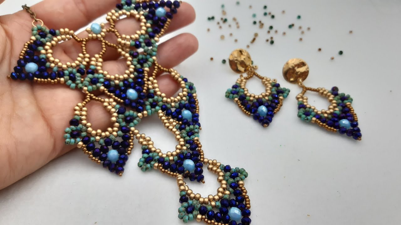 Diy video tutorial ,,PETRONELA #orecchini #pendente 🥰