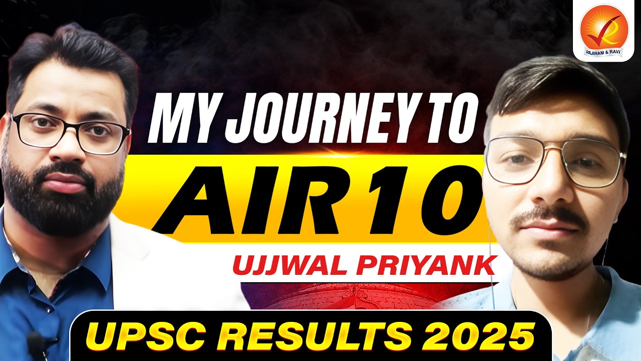 Interaction With AIR-2025 Rank-10 (UJJWAL PRIYANK)