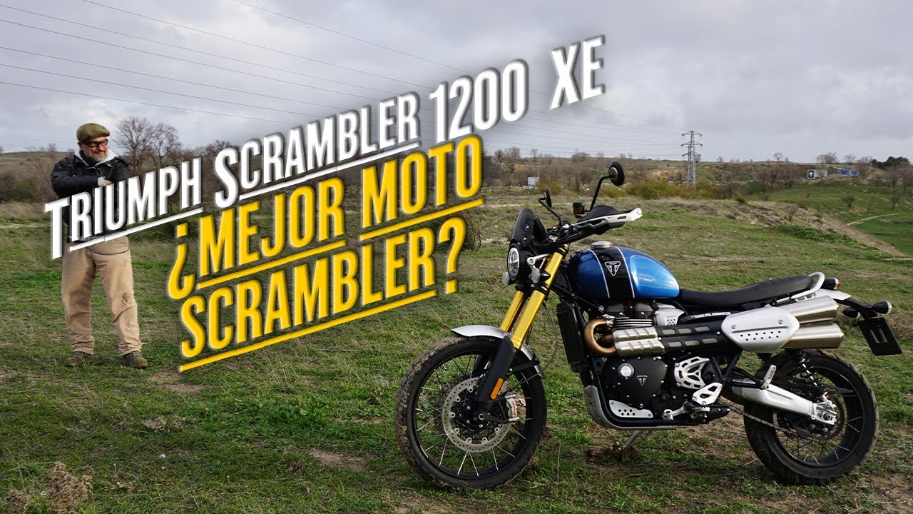 🏍 Triumph Scrambler 1200 XE ¿mejor moto Scrambler 2020? - Prueba Chopperon
