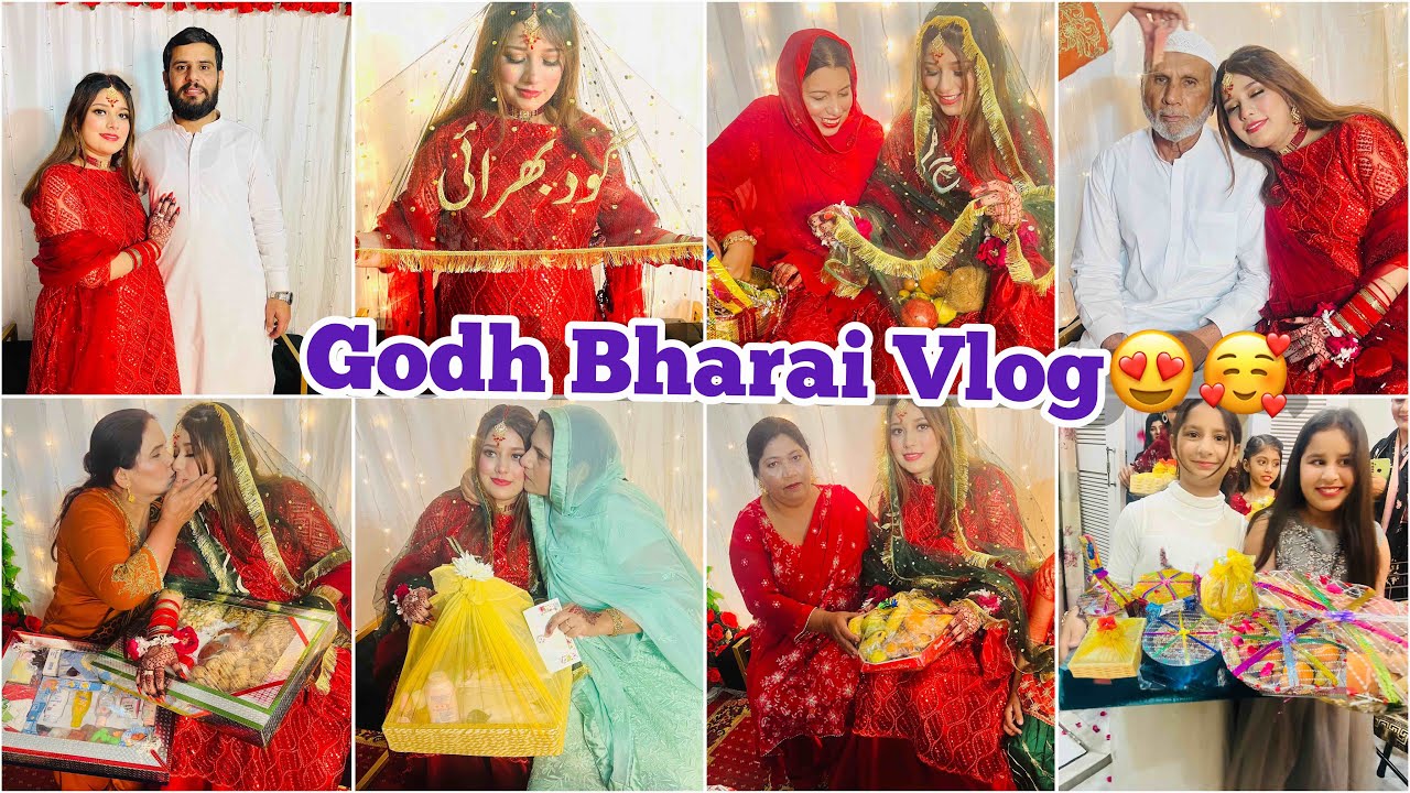 Godh Bharai Vlog🥰😍|  Mama walon na ki godh bharai ki rasam😍