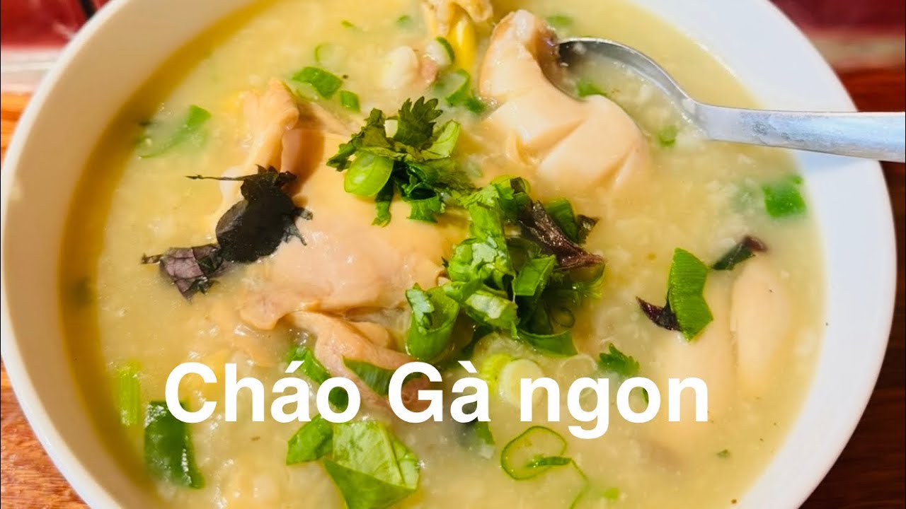 Cháo gà ngon #food #cooking #soup #nauantainha 