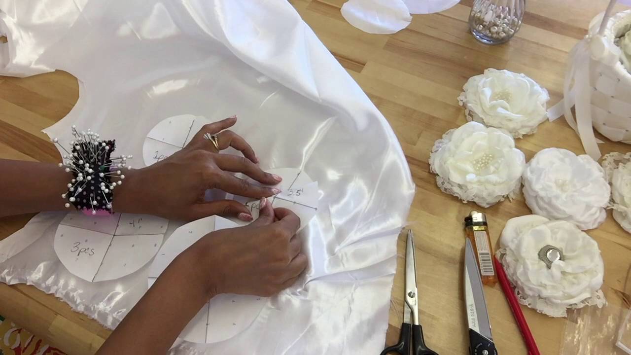 DIY Fabric Flower Tutorial, Natalie Hemmens