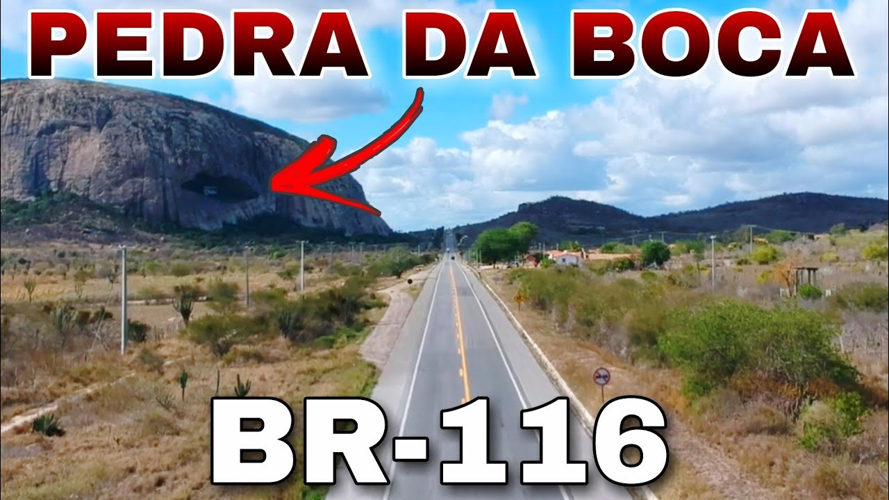 Retão da BR-116 na Pedra da Boca em itatim-Bahia