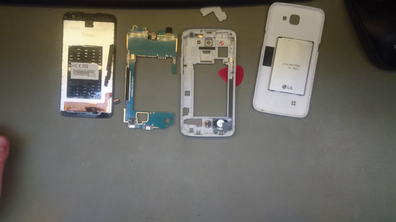 LG K4 LTE K120e Disassembly/replace display modul