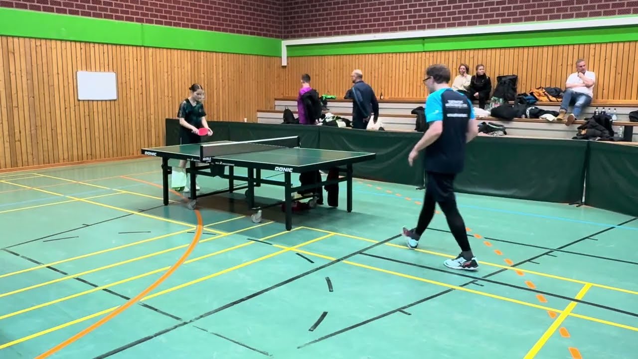 Neujahrsturnier Jubiläumsturnier Volker Wendel vs Polina Kryvosheia 