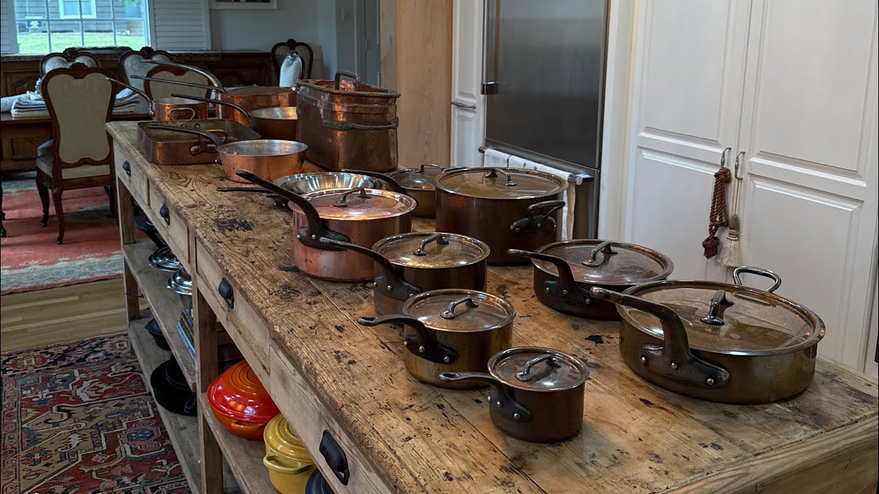 Cooking with Mauviel copper pots is the way