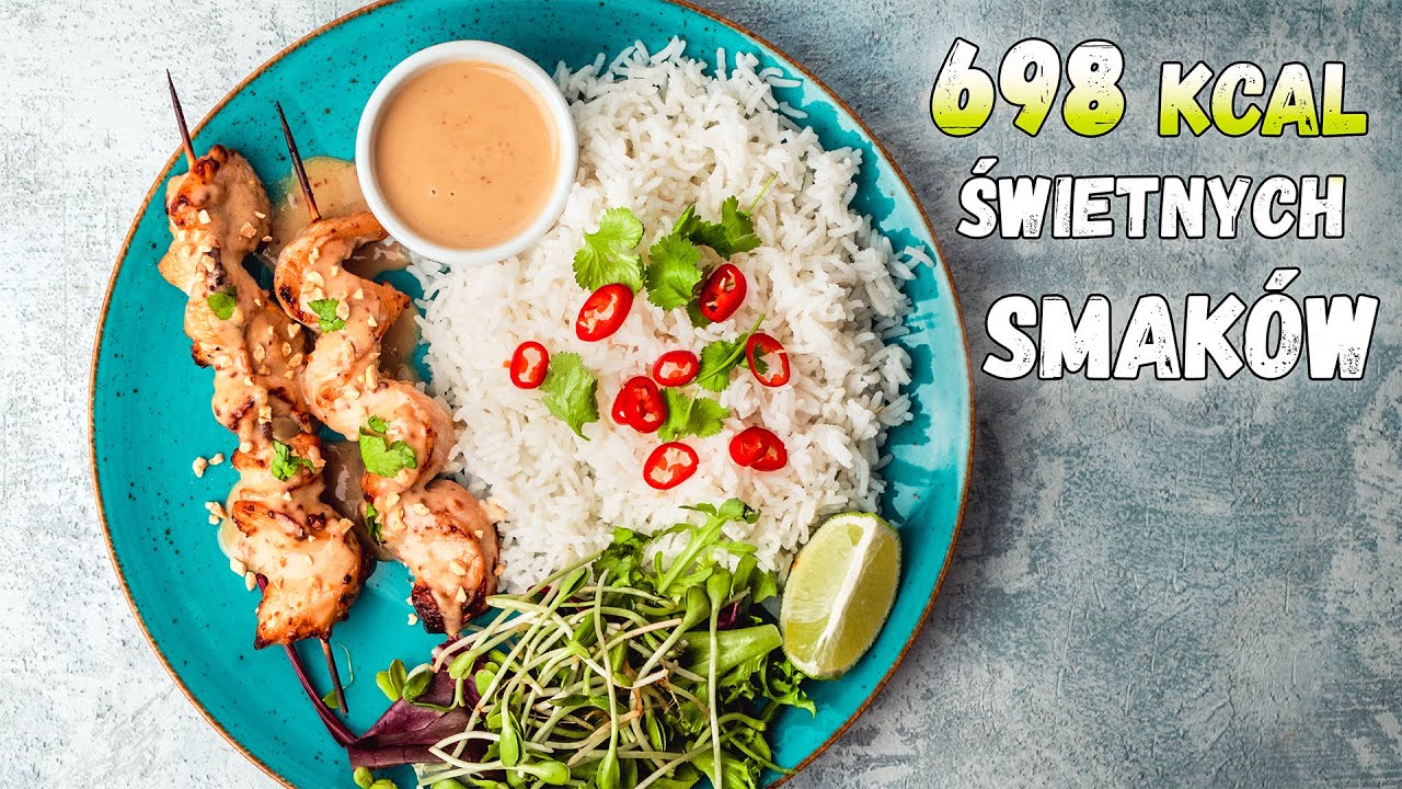 Kurczak z sosem orzechowym - CHICKEN SATAY