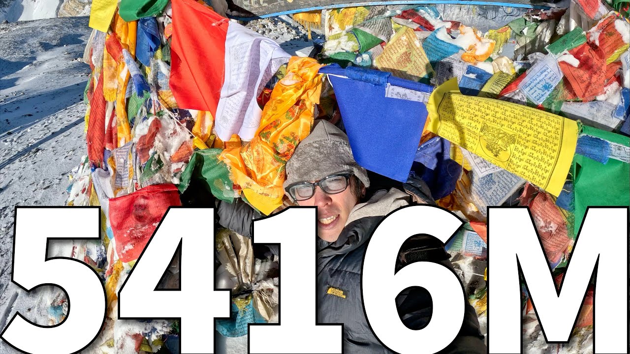 【ネパール🇳🇵】最高地点の5,416m到達してコーラ飲んだら最高だったwwww【Throng la pass 5416m アンナプルナトレッキング】