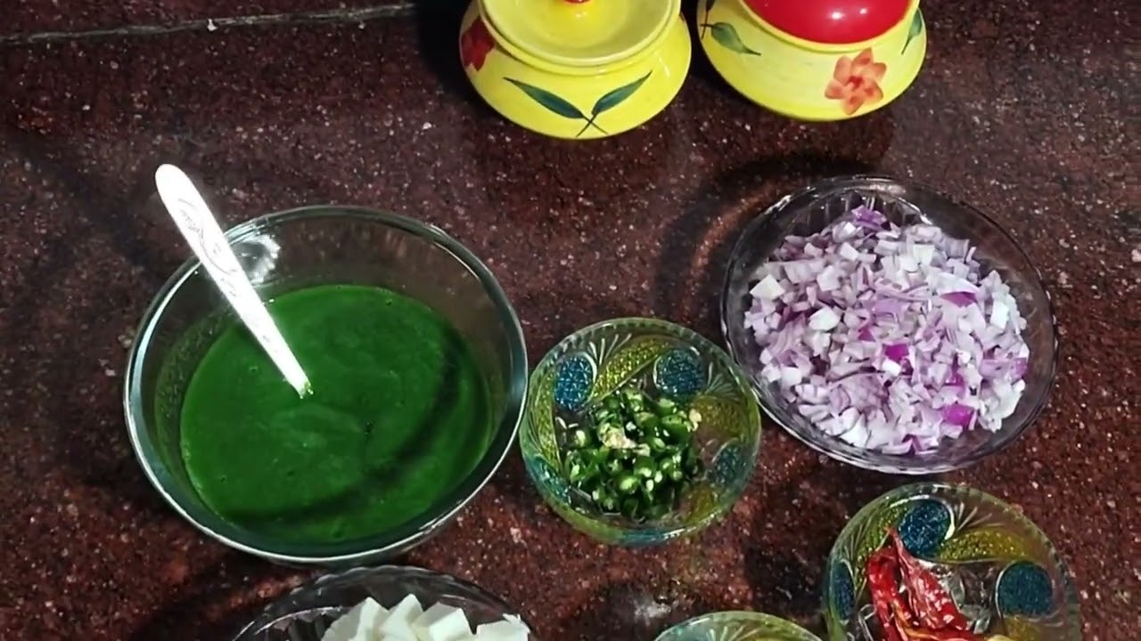 Palak paneer recipe 🥰#palakpaneer #recipe #cooking #viral #subscribemychannel 