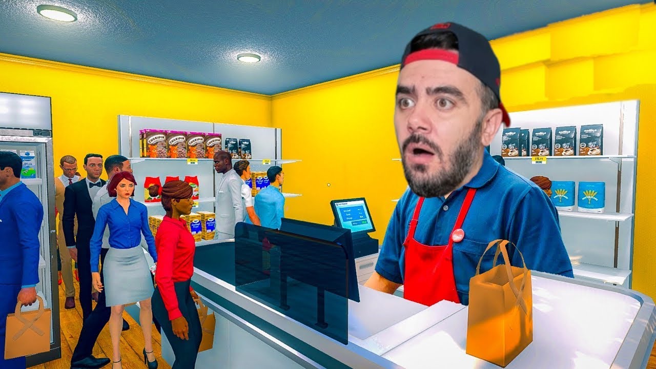 SUPERMARKET DOLDU TAŞTI YER KALMADI - SUPERMARKET SIMULATOR