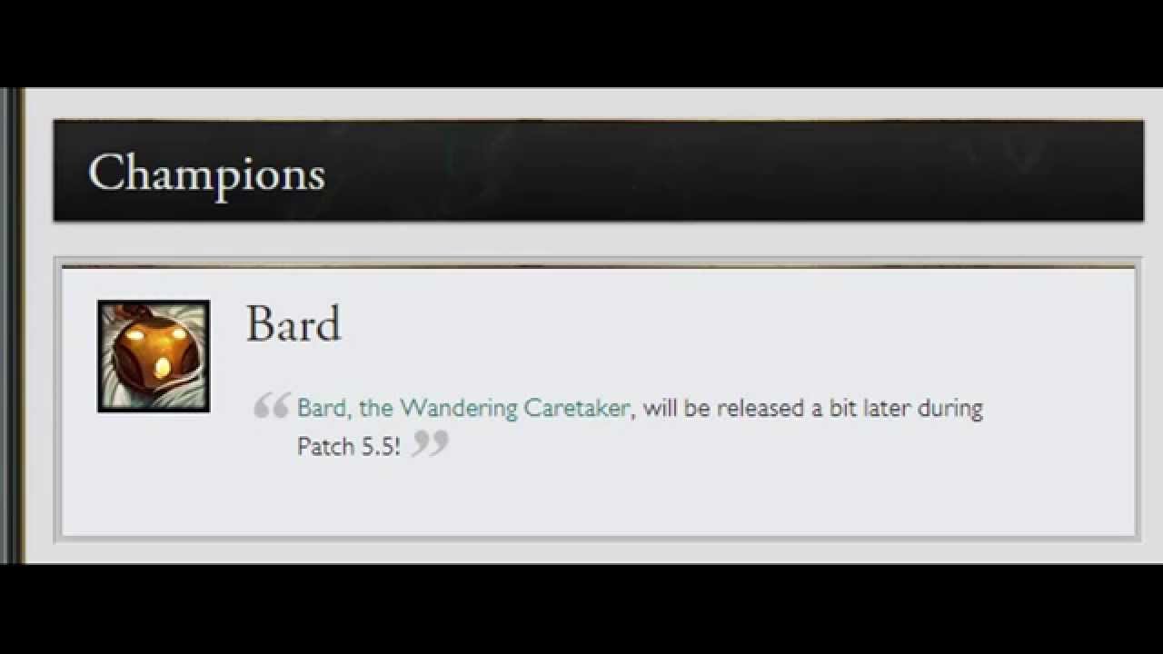 Patch 5.5: Champions Edition