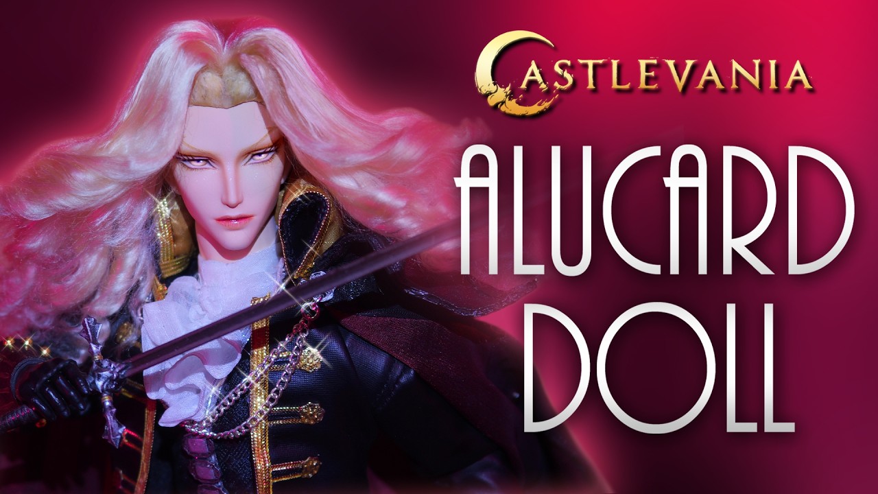 How I made a custom ALUCARD DOLL! 🩸🗡️ [ CASTLEVANIA ]