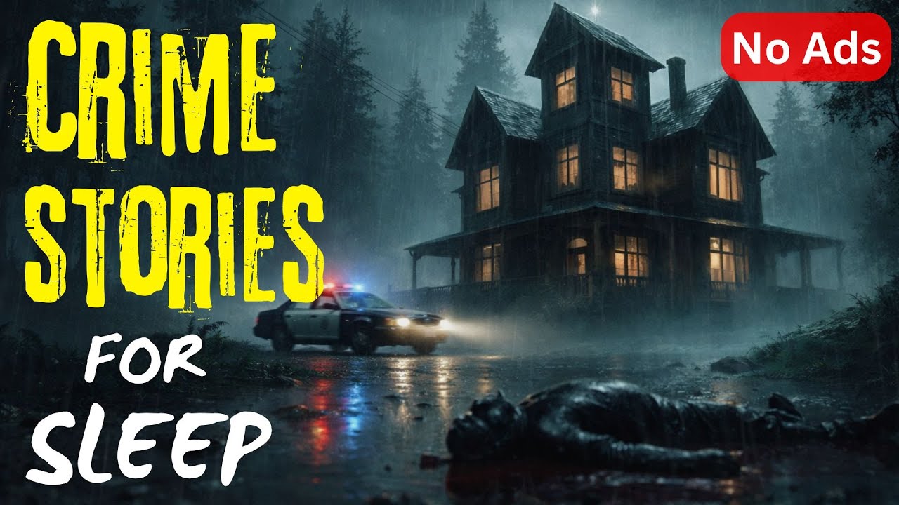 Disturbing True Crime Stories For Sleep With Rain Sound | Black Screen | Vol. 26