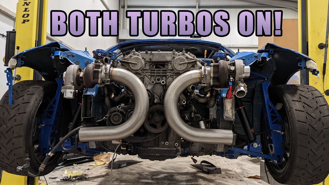 370Z Twin Turbo Ep.5 - Both Manifolds Finished + Bigger Downpipes