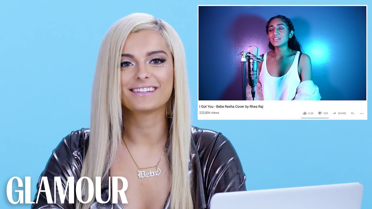 Bebe Rexha Watches Fan Covers on YouTube | Glamour