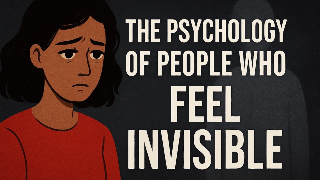 THE PSYCHOLOGY OF PEOPLE WHO FEEL INVISIBLE