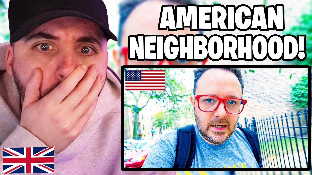 Brit Reacts to Walking Through My American Neighborhood